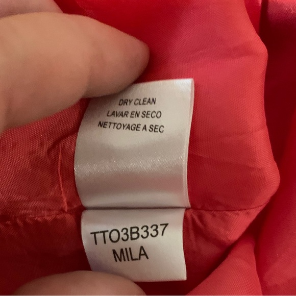 Geranium Pink • “Mila” Sateen Skirt • Pockets - Picture 7 of 10